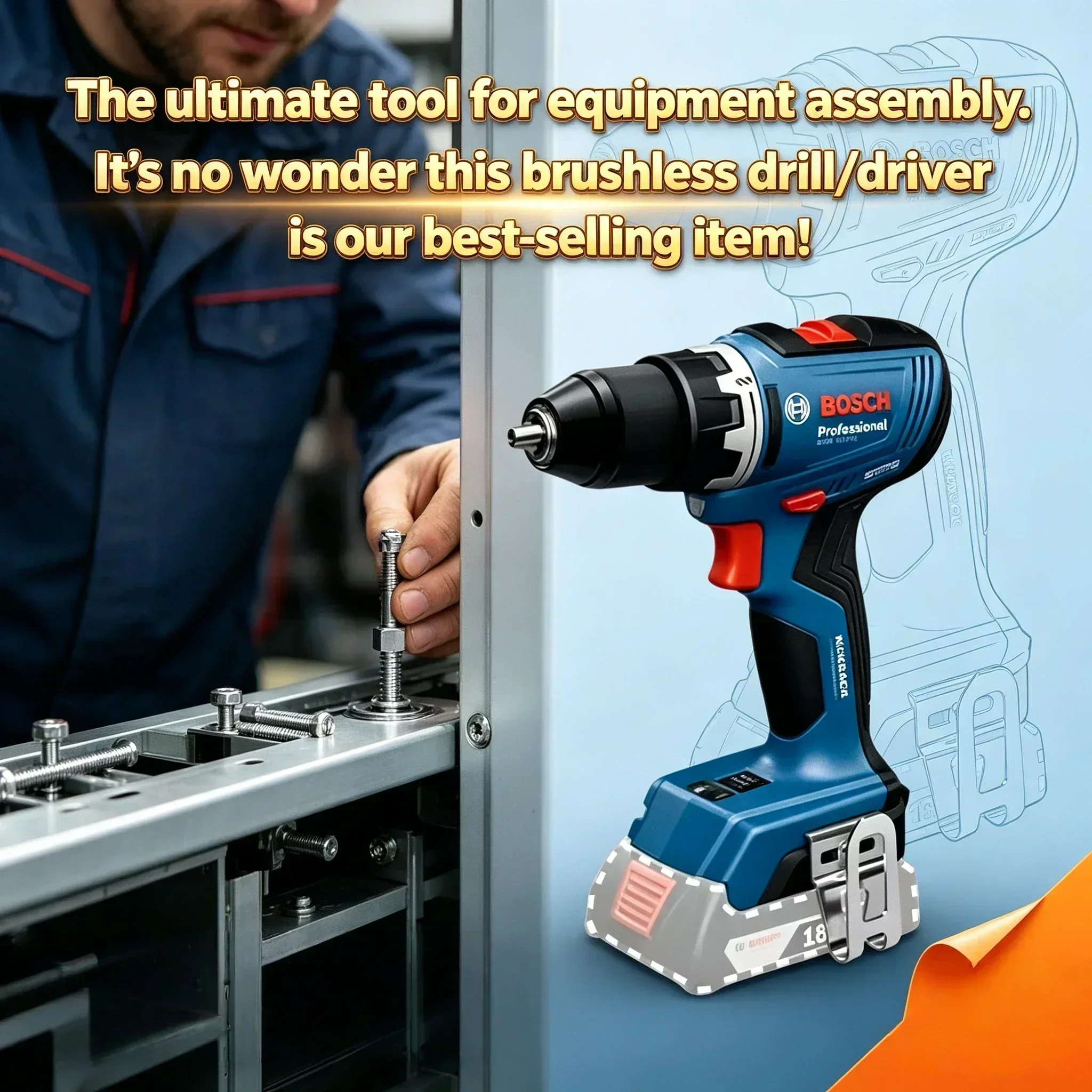 Bosch Drill Gsb 18V - Profesyonel BOSCH GSR 18V-65 Kablosuz Matkap