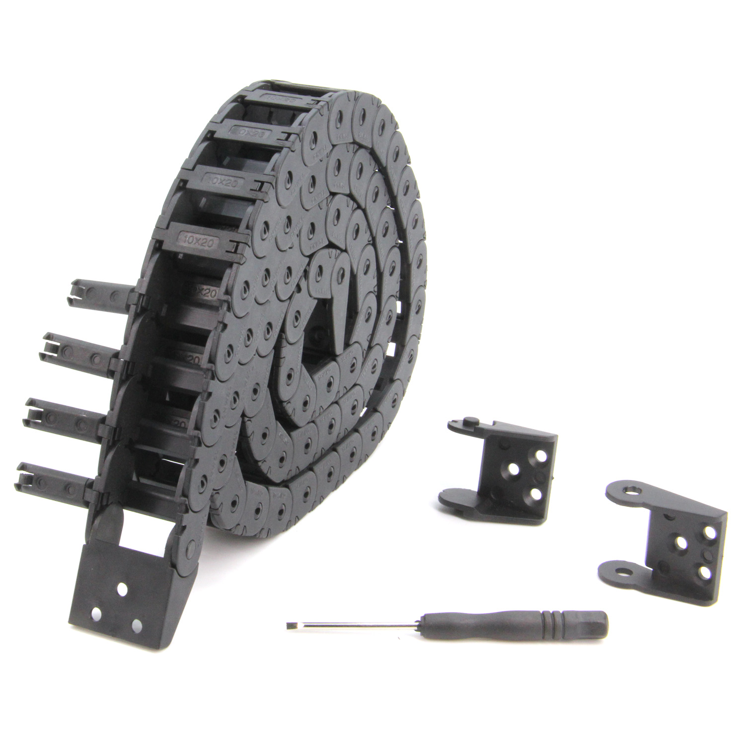 Drag Chain Cnc - 10X20mm Sürükle Zincir Uzunluğu 1 Metre