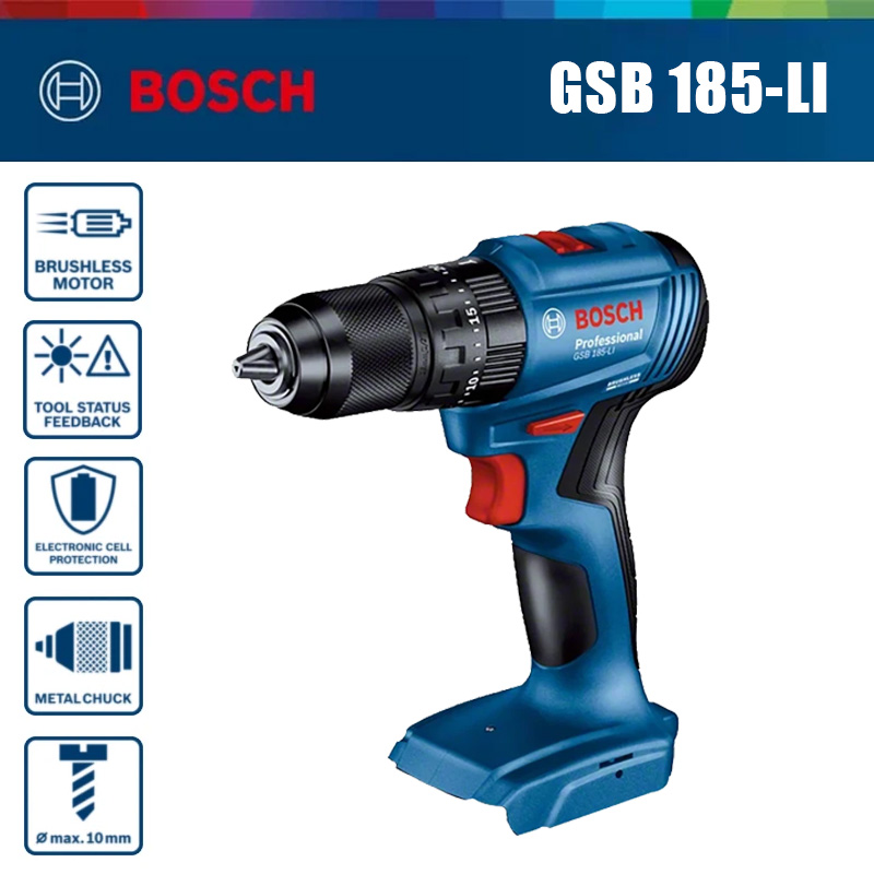 Bosch Drill Gsb 18V - Bosch GSB 185-LI 18V Fırçasız Akülü