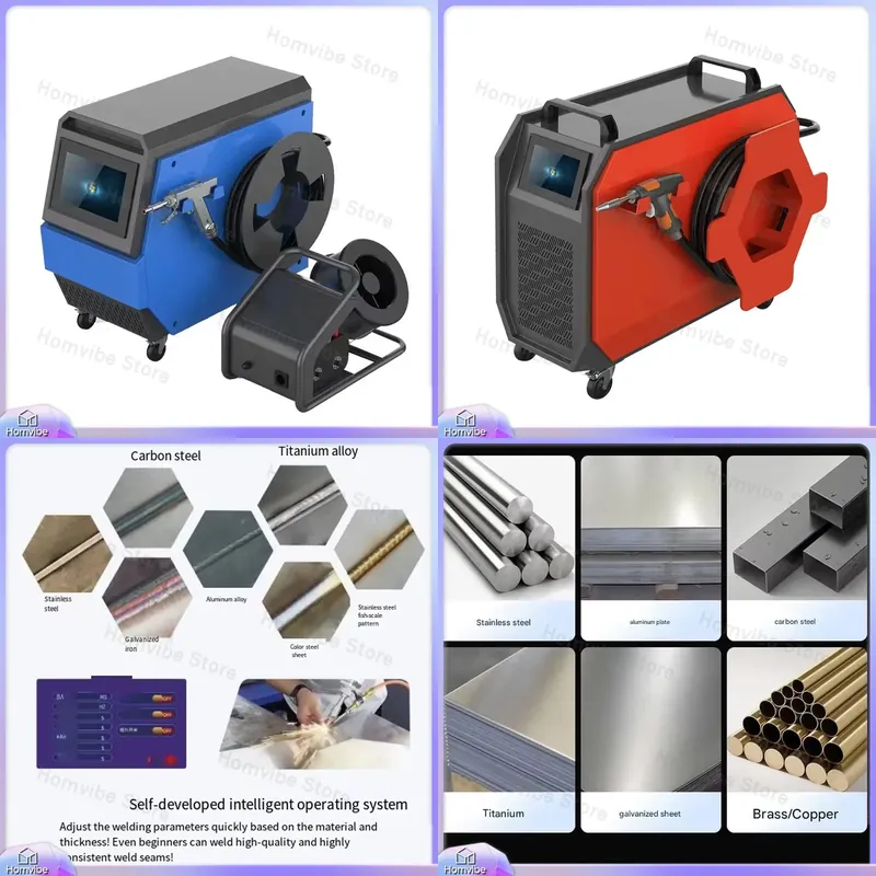Industrial Handheld Laser Welding Machine - Dörtü Bir Arada Hava Soğutmalı Lazer