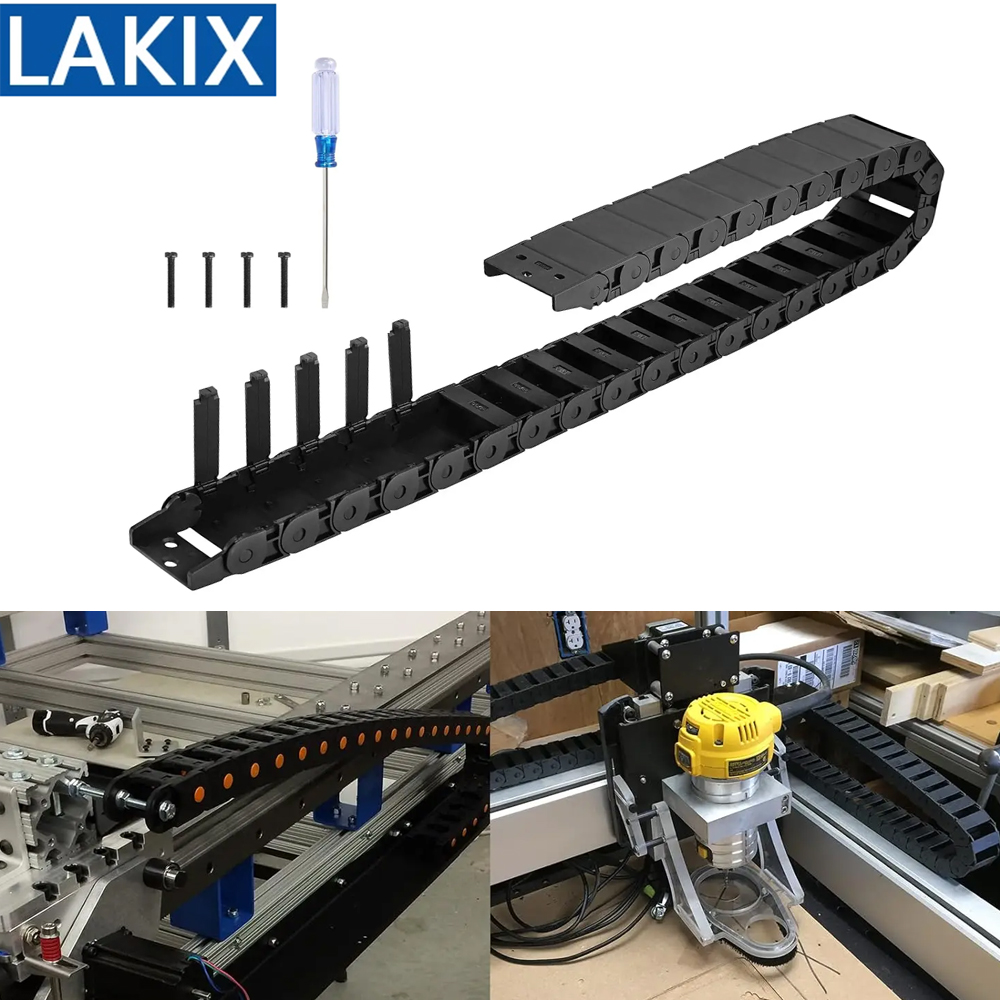Drag Chain Cnc - Kablo Çekme Zinciri R55 R38 Yarı
