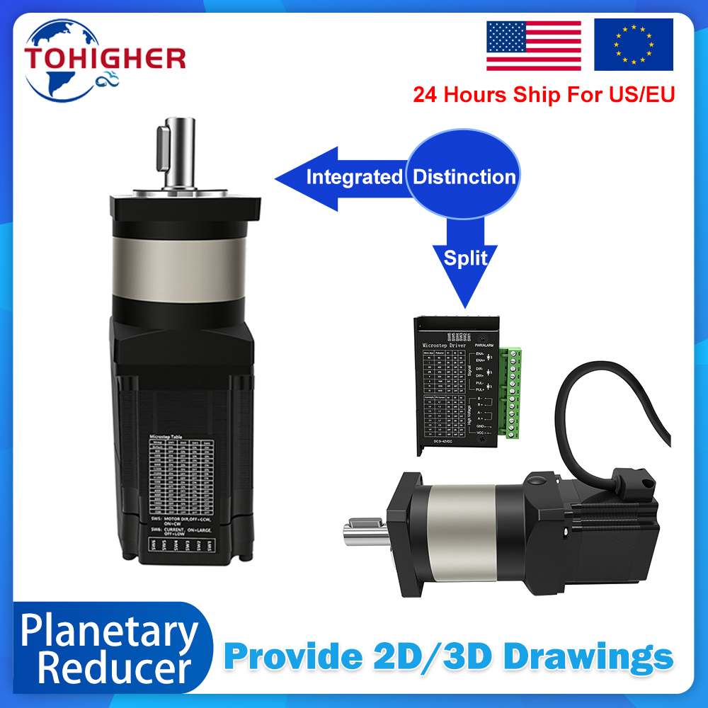 Stepper Driver Cnc - 57mm Nema23 Kapalı Döngü Dişlili Step
