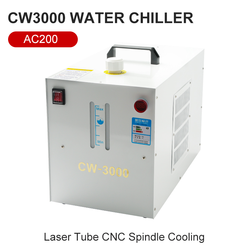 Laser Chiller Water Cooler - Endüstriyel Chiller CW-3000 9L Lazer Gravür