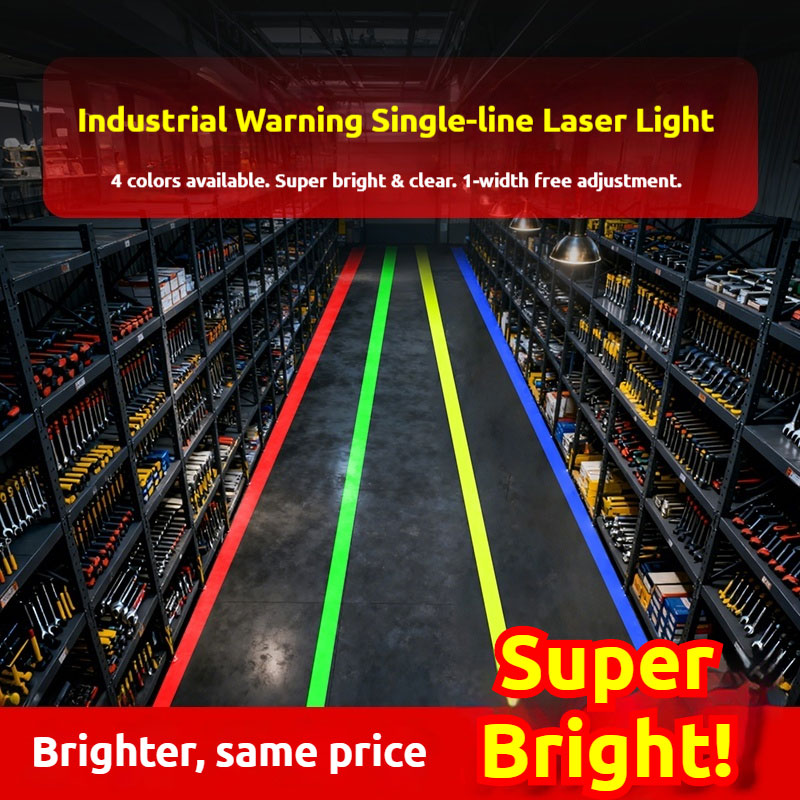 Industrial Laser Line Projector - Endüstriyel Depo Atölyesi Konumlandırma için Tek