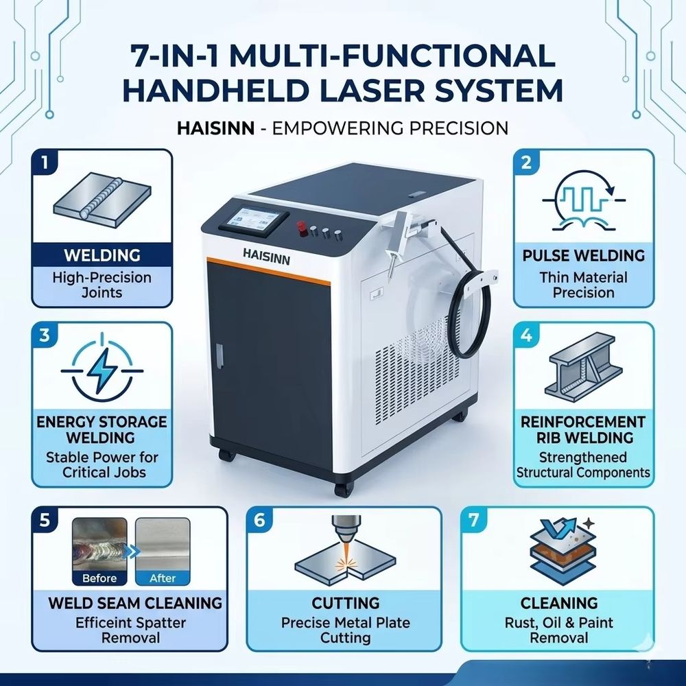 Su Soğutmalı Endüstriyel El Ti - Industrial Handheld Laser Welding Machine incelemesi ve fiyatı