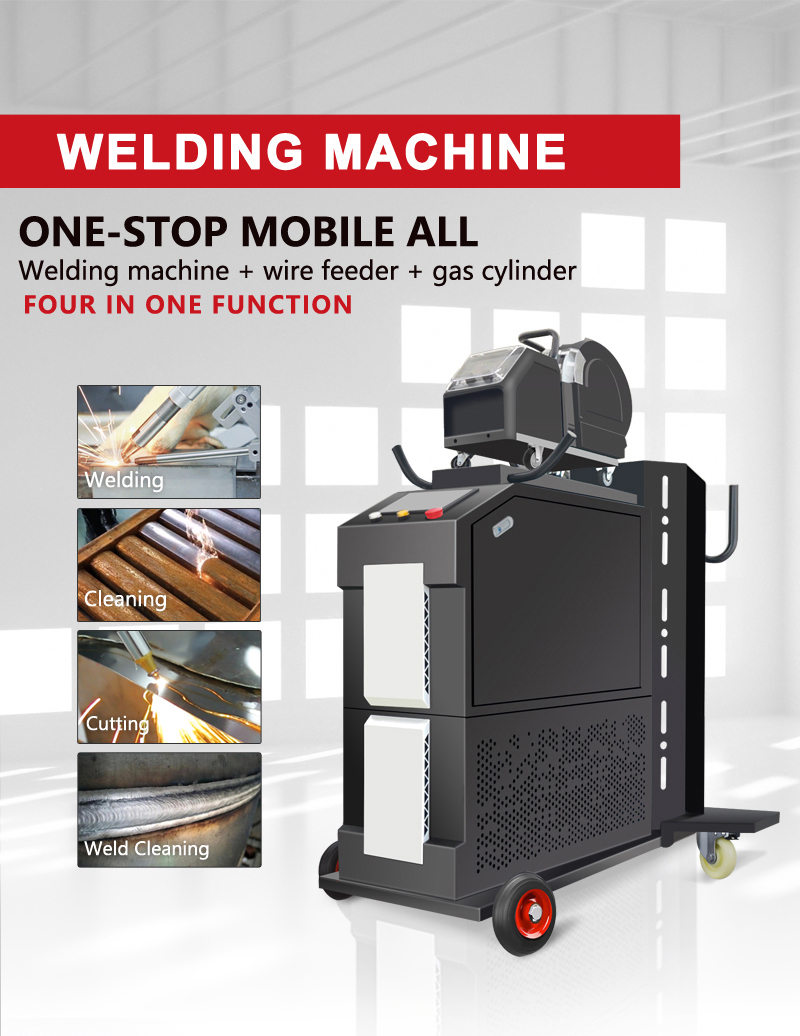 Ağır Hizmet Tipi 3000W Su Soğu - Industrial Handheld Laser Welding Machine incelemesi ve fiyatı