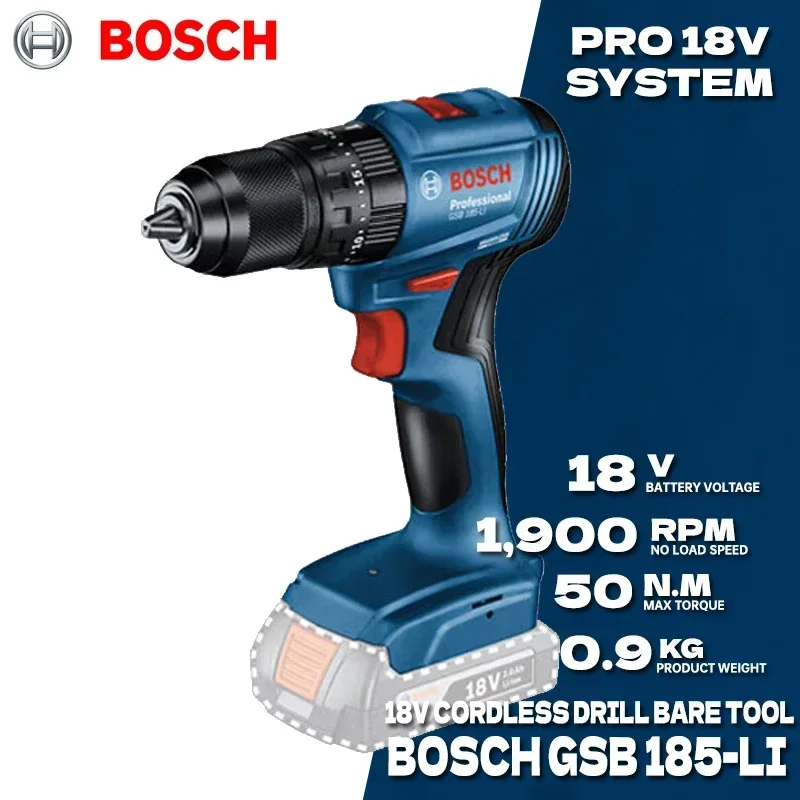 BOSCH GSB 185-LI Fırçasız Akül - Bosch Drill Gsb 18V incelemesi ve fiyatı