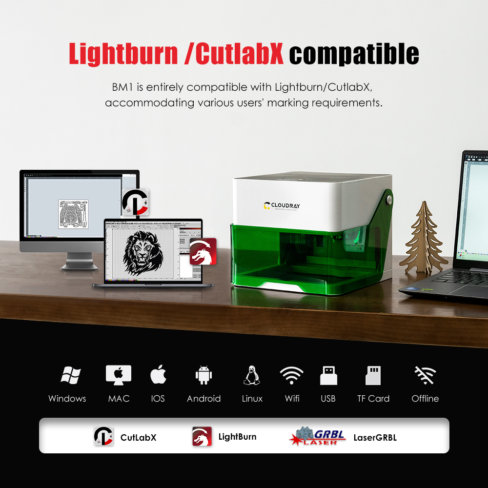 Cloudray 5000 mw CNC Mini Laze - Industrial Laser Cutting Machine incelemesi ve fiyatı