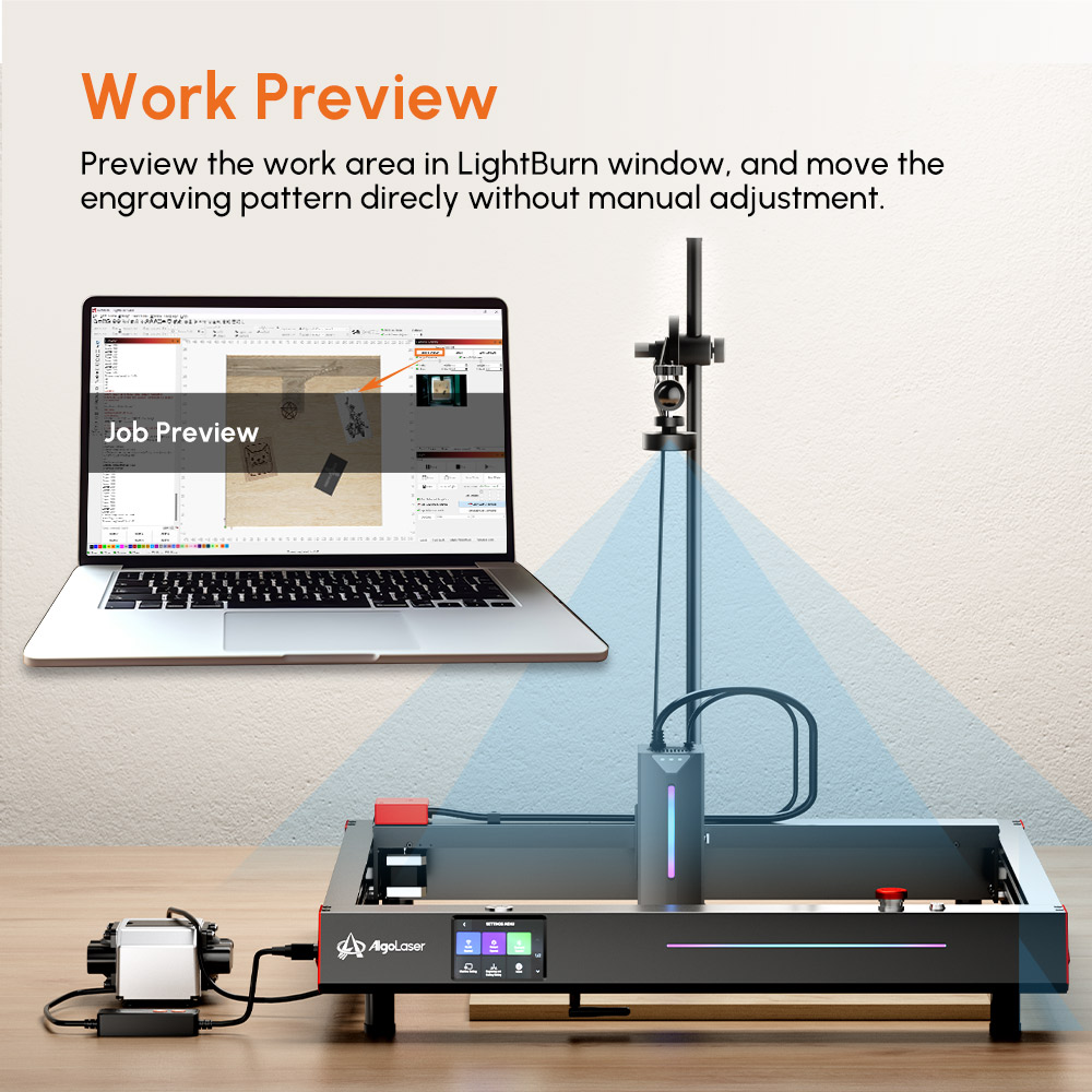 AlgoLaser Lightburn Kamera Kit - Industrial Laser Sensor incelemesi ve fiyatı