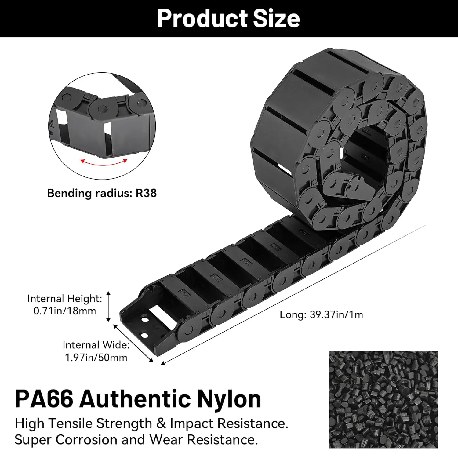 Kablo Çekme Zinciri R55 R38 Ya - Drag Chain Cnc incelemesi ve fiyatı