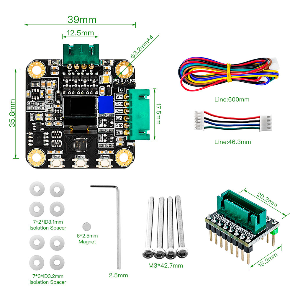 Makerbase MKS SERVO42C PCBA NE - Stepper Driver Cnc incelemesi ve fiyatı