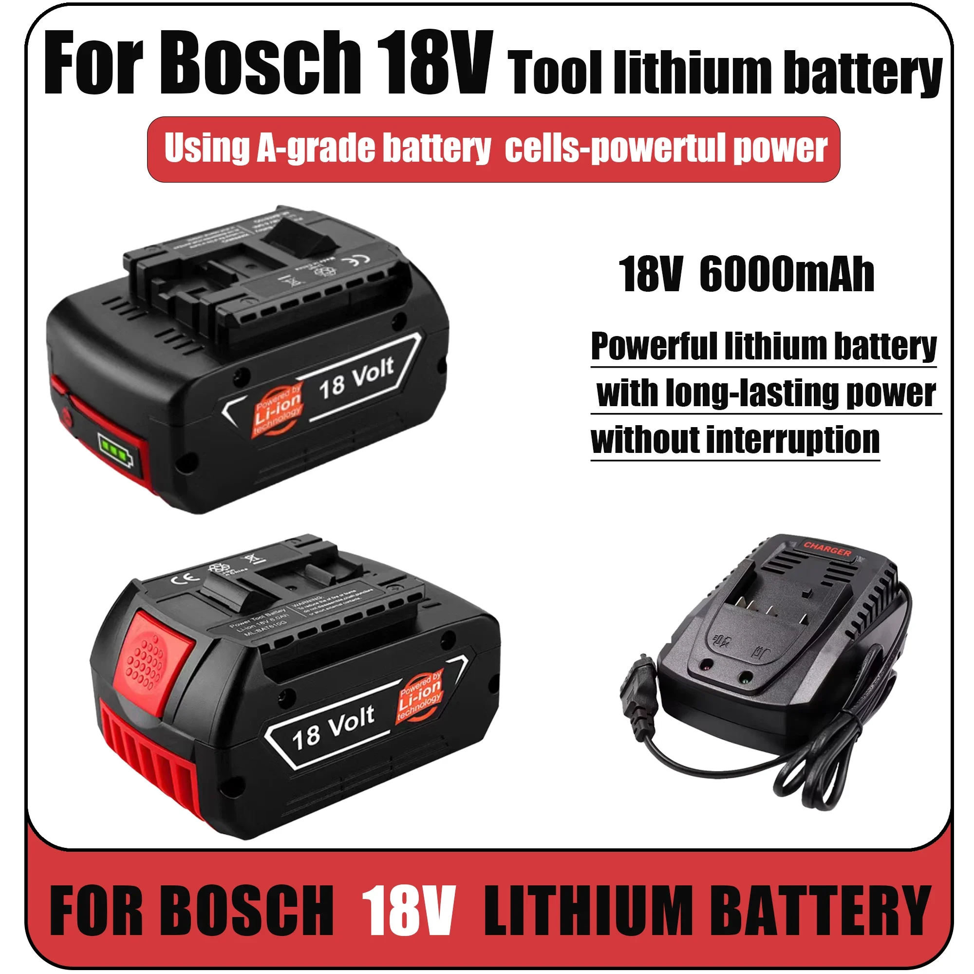 Yeni Yükseltilmiş 18V 6.0Ah Pi - Bosch Drill Gsb 18V incelemesi ve fiyatı