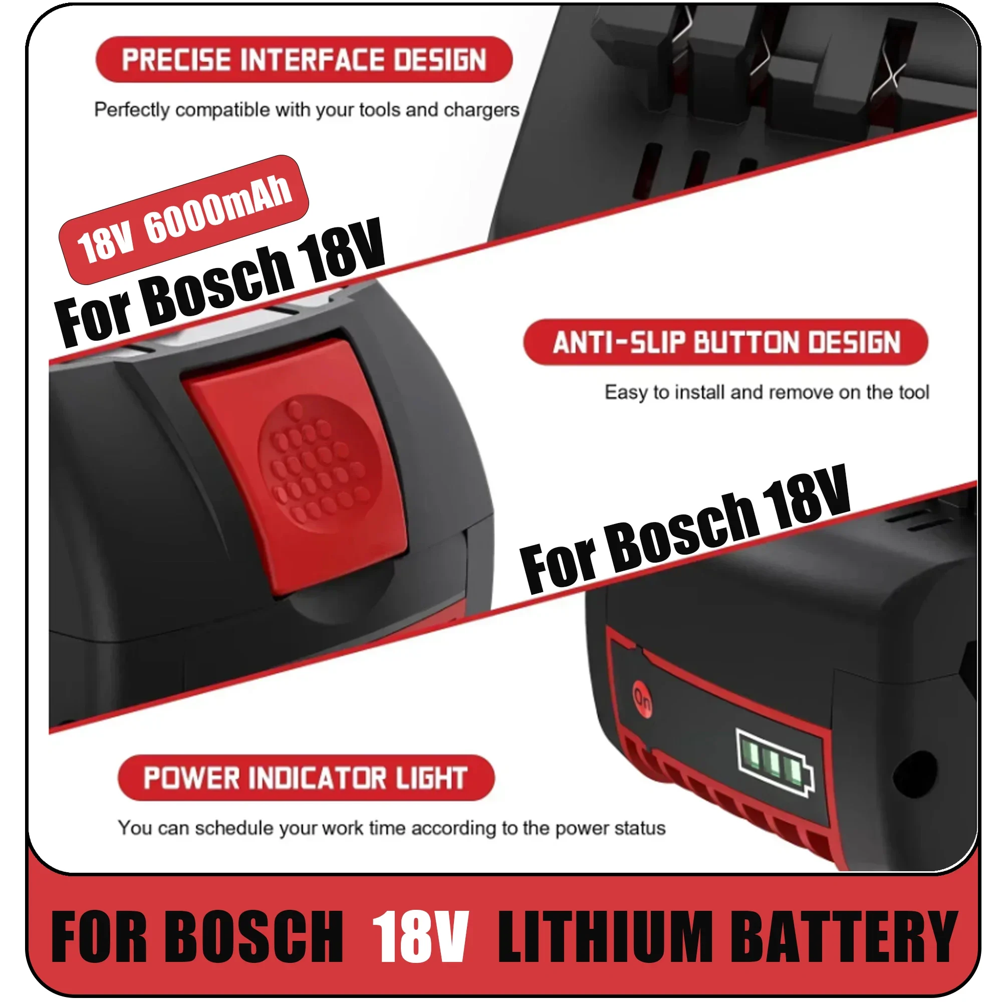Yeni Yükseltilmiş 18V 6.0Ah Pi - Bosch Drill Gsb 18V incelemesi ve fiyatı