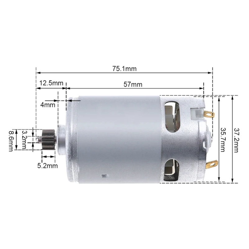 RS550 DC Motor 12 13 Dişli 9.5 - Bosch Drill Gsb 18V incelemesi ve fiyatı